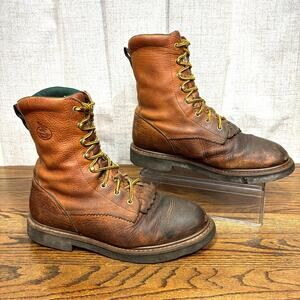 Georgia Boot Farm & Ranch Brown Leather Work Boots Logger Kiltie Men’s 11W